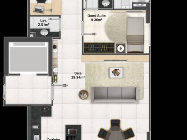 Apartamento para Venda em Praia Grande - 3