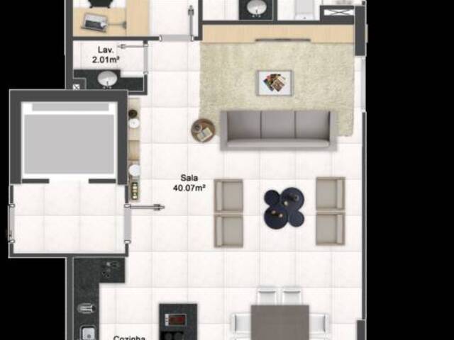 Apartamento para Venda em Praia Grande - 4